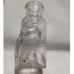 Petite bouteille pharmaceutique - vide -   huile de ricin