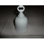 Petite cloche blanche de table