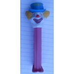 Pez / clown chapeau bleu pied rose