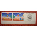 Philexfrance 82 - dessins de jean - michel folon - lot de 2 timbres neufs * * - la paire attenant au ...