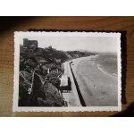 Photo ann�e 1950 a bord dentel�. biarritz. la plage des basques