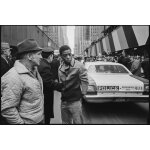 Photo argentique papier baryt� noir et blanc ilford 310g arrestation new - york 40x60cm tirage r�cent ...