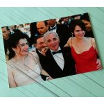 Photo charles aznavour ya�l na�m format 10x15cm festival de cannes french riviera
