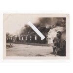 Photo guerre 1939 45 ww2 pompier militaire gis incendie rangers americain gis debarquement normandie ...