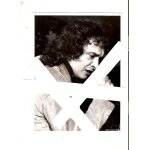 Superbe photo presse 18x24cm papier brillant noir & blanc ann�es 70 michel sardou