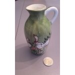Pichet vert d�cors 3 oies