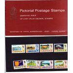 Pictorial postage stamps, 8 timbres de jersey dans leur carnet explicatif