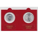 Pice de 5 livres + une autre de 10 livres (turquie)