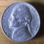 Pi�ce de five cents 1964