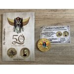 Pice de monnaie 50ans anniversaire gold collection figurine goldorak goldrake actarus grendizer paris ...