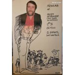 Pice originale - autoportrait rare nicoulaud (hara - kiri, charlie hebdo)