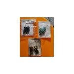 Pierre semi precieuse boucle d'oreille