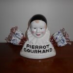 Pierrot gourmand - presentoir avec ses 24 sucettes Pierrot gourmand - presentoir avec ses 24 sucettes