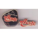 Pins lot de 2 pins differents jambon d' aoste