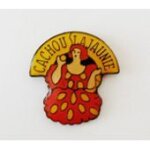 Pins alimentation cachou lajaunie (sign� jep) 2. 1x2. 1 cm