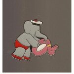 Pins babar avec sa bouee