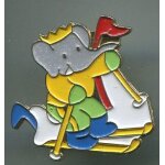 Pin's babar a ski - s�rie babar
