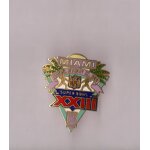 Pin's super bowl xxiii 22 janvier 1989 - miami nfl (egf sign� by peter david)