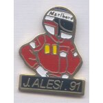 Pin's buste jean alesi (1991)