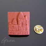 Pin's chateau de collonges poterie ceramique terre cuite miniature pins