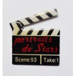 Pin's clap de cinma portraits de stars