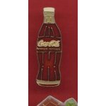 Pin's coca cola bouteille marron ref 1007