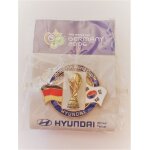 Pins coupe du monde de football allemagne 2006 fifa world cup hyundai sponsor / double attache