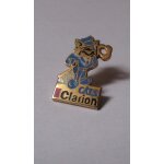 Pin's informatique / cats clarion anti - theft system (egf dor sign arcane) hauteur: 2, 6 cm