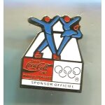 Pins jeux olympiques albertville 92 patinage artistique coca cola sponsor officiel