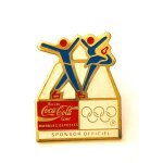 Pins jo albertville 1992 patinage artistique sponsor coca cola