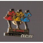 Pin's photocopieur clc 300 canon / votre business force, c'est la couleur (sign arthus bertrand)