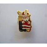 Pins pile duracell lapin / base dor�e