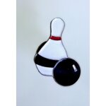 Pins sport, bowling. quille et boule.