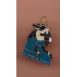 Pin's sports noumea nouvelle caledonie mascotte squash olympique rare ref 4076