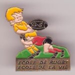 Pin's sport rugby ecole de rugby, ecole de la vie (signé s. p. ) 2. 5x2. 5 cm Pin's sport rugby ecole de rugby, ecole de la vie (signé s. p. ) 2. 5x2. 5 cm