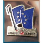 Pin's stabilo boss - schwan stabilo drapeau europeen