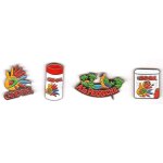 Pin's sucre canderel (lot de 4)