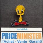 Pin's titi avec des skis