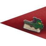 Pin's tracteur moissonneuse john deere ref 1787