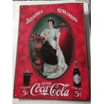 Plaque en métal coca cola - delicious refreshing Plaque en métal coca cola - delicious refreshing