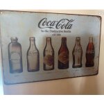 Plaque en métal coca cola effet vieilli Plaque en métal coca cola effet vieilli