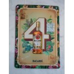Plaque métallique publicitaire rhum bacardi Plaque métallique publicitaire rhum bacardi