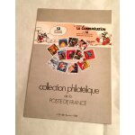 Plaquette timbres 1jour dans pochette(1963 - 1988)xxv anniversaire du trait� sur la cooperation franco ...
