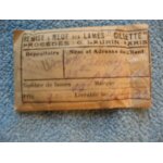 Pochette ancienne 1925  remise a neuf des lames gilette. procde g. laurin  avec 5 lames