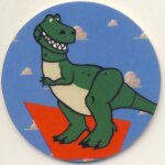 Pog - caps panini - toy story - 78 - rex with graphic Pog - caps panini - toy story - 78 - rex with graphic