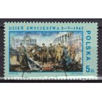 Pologne 1985 : 40 anniversaire de la victoire sur le fascisme : tableau  victoire de berlin, 1945  - ...