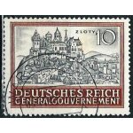 Pologne, occupation allemande 1943, gouvernement g�n�ral - beau timbre yvert 118, reproduction d'une ...