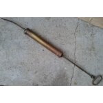 Pompe a graisse ancienne en laiton 39 cm Pompe a graisse ancienne en laiton 39 cm
