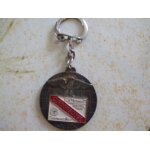 Porte clé champagne cordon rouge métal Porte clé champagne cordon rouge métal