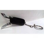 Porte cl�s couteau & d�capsuleur - tourne vis - ann�es 80